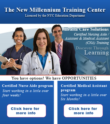 The New Millennium Training Center - Medical Assistant Training Schools ...